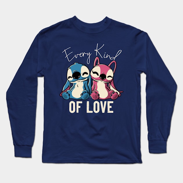 Every Kind Of Love Cute Lover Gift Long Sleeve T-Shirt by eduely